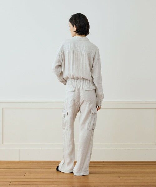 TOMORROWLAND / トゥモローランド サロペット・オールインワン | リネンブレンドカーゴジャンプスーツ WLVI6959 | 詳細3