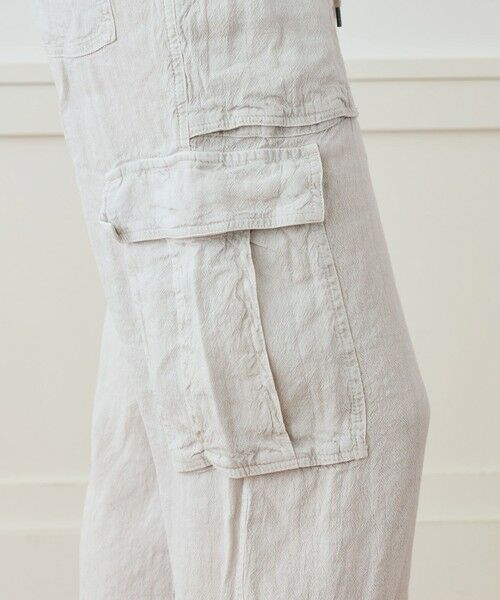 TOMORROWLAND / トゥモローランド サロペット・オールインワン | リネンブレンドカーゴジャンプスーツ WLVI6959 | 詳細9