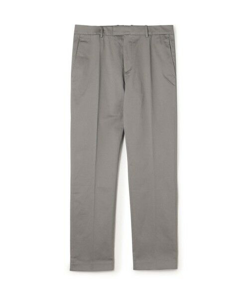 TOMORROWLAND / トゥモローランド スラックス・ドレスパンツ | コットンストレッチツイル トラウザー MFCT1401(17 チャコールグレー)