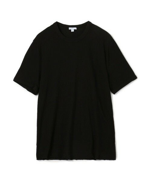 TOMORROWLAND/トゥモローランド スラブジャージー Tシャツ MJD3639 19 ブラック 0(S) TOMORROWLAND/トゥモローランド スラブジャージー Tシャツ MJD3639 19 ブラック 0(S)