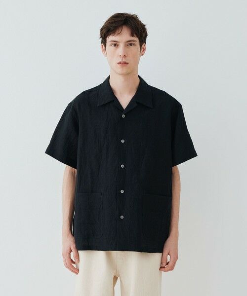 TOMORROWLAND / トゥモローランド シャツ・ブラウス | ランダムリネン オープンカラーシャツ | 詳細2