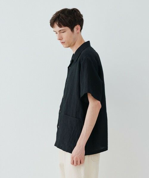 TOMORROWLAND / トゥモローランド シャツ・ブラウス | ランダムリネン オープンカラーシャツ | 詳細3