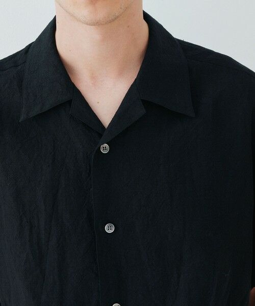 TOMORROWLAND / トゥモローランド シャツ・ブラウス | ランダムリネン オープンカラーシャツ | 詳細5