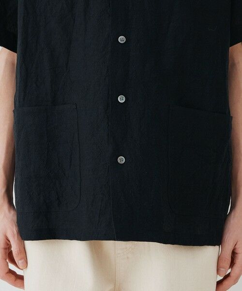 TOMORROWLAND / トゥモローランド シャツ・ブラウス | ランダムリネン オープンカラーシャツ | 詳細8