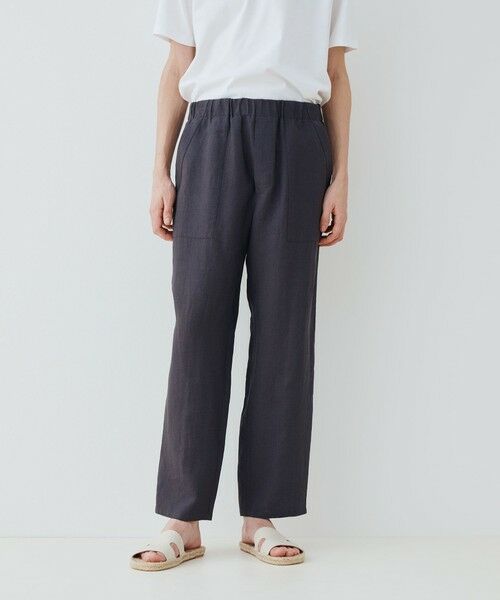 TOMORROWLAND / トゥモローランド その他パンツ | リネンポプリン イージーパンツ | 詳細2