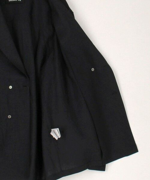 TOMORROWLAND / トゥモローランド テーラードジャケット | リネンポプリン テーラード シャツジャケット | 詳細3