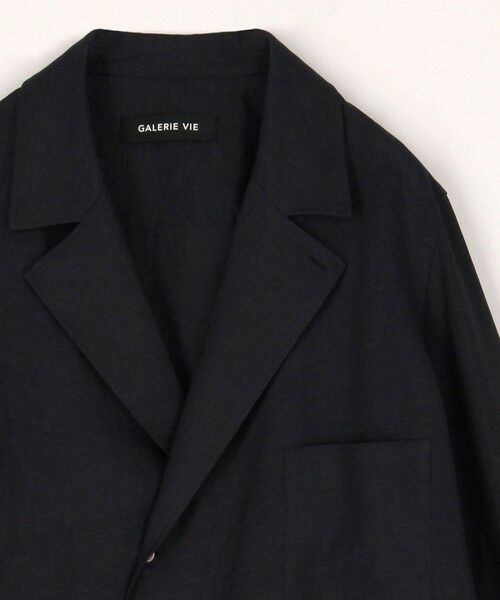 TOMORROWLAND / トゥモローランド テーラードジャケット | リネンポプリン テーラード シャツジャケット | 詳細4