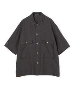 TOMORROWLAND / トゥモローランド シャツ・ブラウス | リネンポプリン サファリシャツ