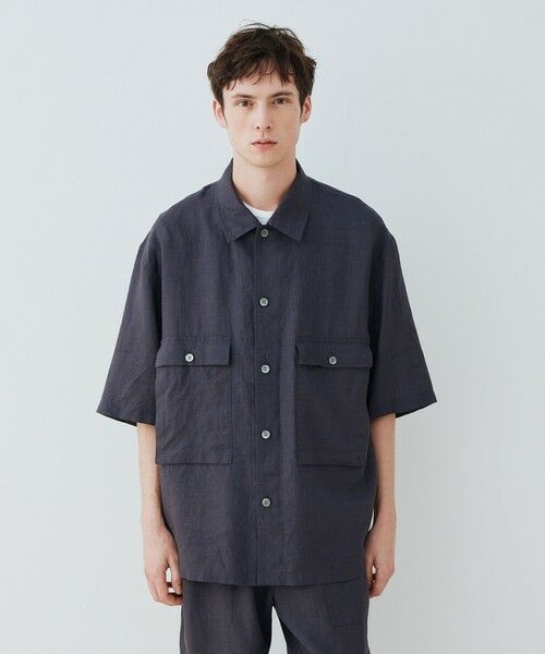 TOMORROWLAND / トゥモローランド シャツ・ブラウス | リネンポプリン サファリシャツ | 詳細2