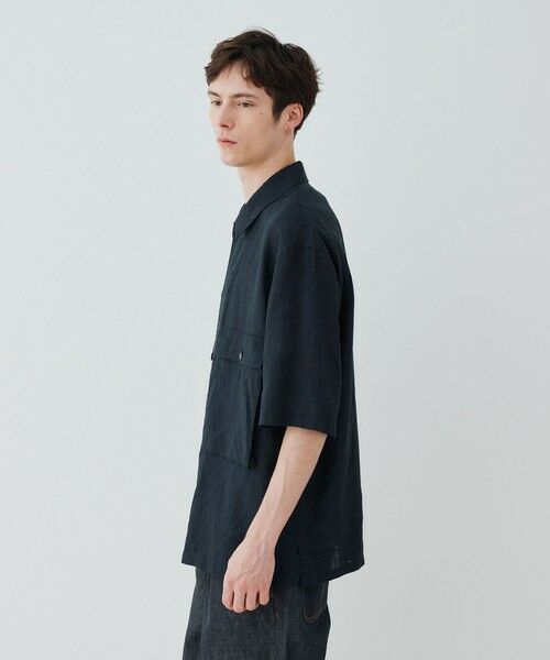 TOMORROWLAND / トゥモローランド シャツ・ブラウス | リネンポプリン サファリシャツ | 詳細5