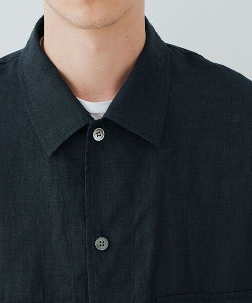 TOMORROWLAND / トゥモローランド シャツ・ブラウス | リネンポプリン サファリシャツ | 詳細7