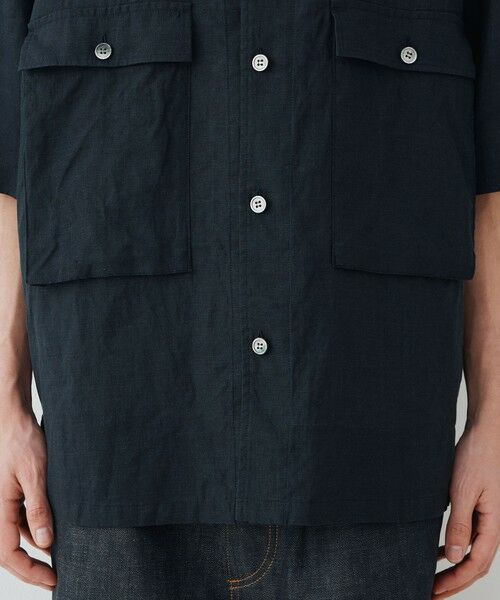 TOMORROWLAND / トゥモローランド シャツ・ブラウス | リネンポプリン サファリシャツ | 詳細8