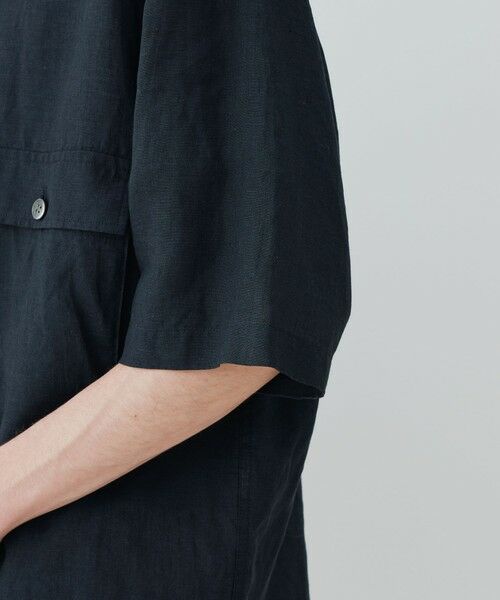 TOMORROWLAND / トゥモローランド シャツ・ブラウス | リネンポプリン サファリシャツ | 詳細9