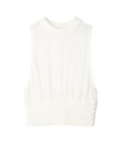 TOMORROWLAND / トゥモローランド シャツ・ブラウス | シャーリングシルク タンクトップ