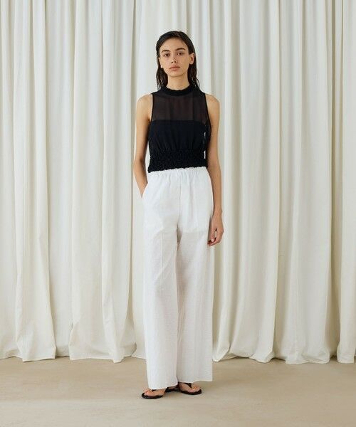 TOMORROWLAND / トゥモローランド シャツ・ブラウス | シャーリングシルク タンクトップ | 詳細1