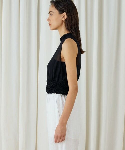TOMORROWLAND / トゥモローランド シャツ・ブラウス | シャーリングシルク タンクトップ | 詳細3