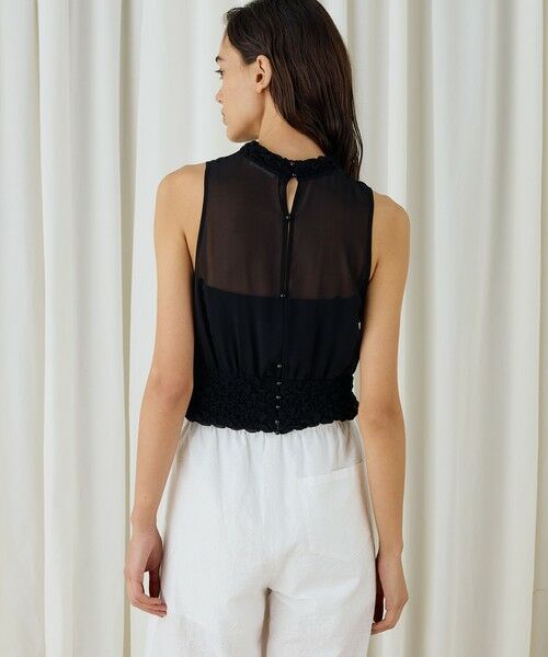 TOMORROWLAND / トゥモローランド シャツ・ブラウス | シャーリングシルク タンクトップ | 詳細4
