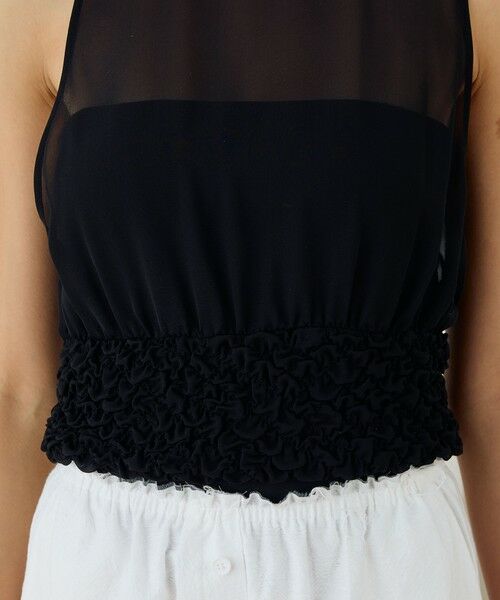 TOMORROWLAND / トゥモローランド シャツ・ブラウス | シャーリングシルク タンクトップ | 詳細7