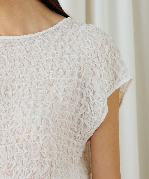 TOMORROWLAND / トゥモローランド シャツ・ブラウス | シャーリングシルク ショートプルオーバー | 詳細13