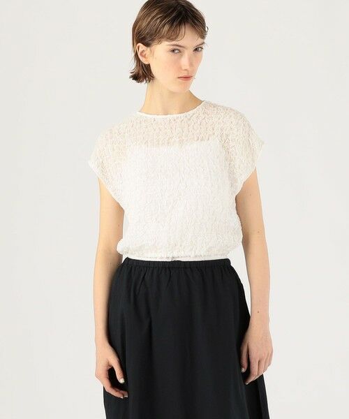 TOMORROWLAND / トゥモローランド シャツ・ブラウス | シャーリングシルク ショートプルオーバー | 詳細2