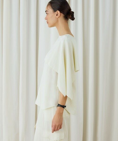 TOMORROWLAND / トゥモローランド シャツ・ブラウス | ソフトサテン レイヤードブラウス | 詳細2