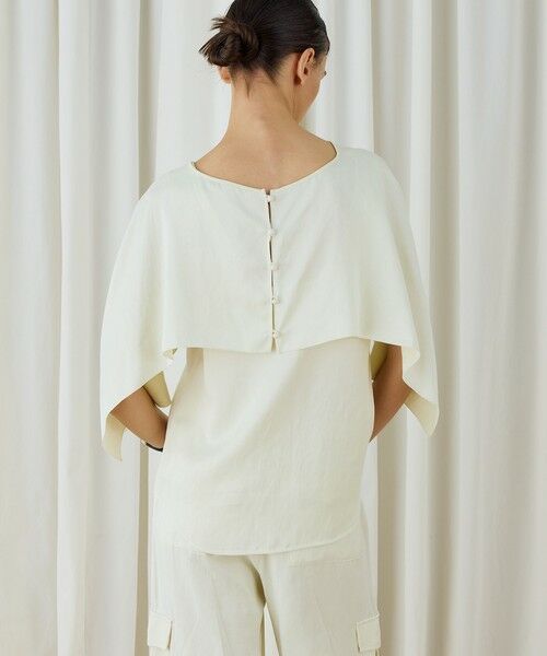 TOMORROWLAND / トゥモローランド シャツ・ブラウス | ソフトサテン レイヤードブラウス | 詳細3