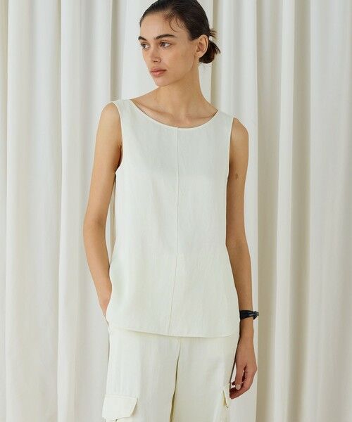 TOMORROWLAND / トゥモローランド シャツ・ブラウス | ソフトサテン レイヤードブラウス | 詳細4