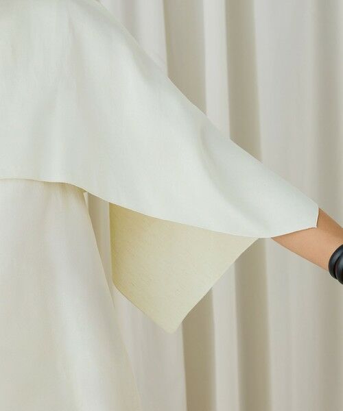 TOMORROWLAND / トゥモローランド シャツ・ブラウス | ソフトサテン レイヤードブラウス | 詳細9