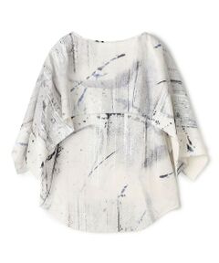 TOMORROWLAND / トゥモローランド シャツ・ブラウス | アブストラクトウォールプリント レイヤードブラウス