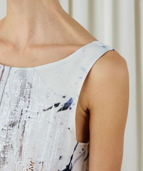 TOMORROWLAND / トゥモローランド シャツ・ブラウス | アブストラクトウォールプリント レイヤードブラウス | 詳細10