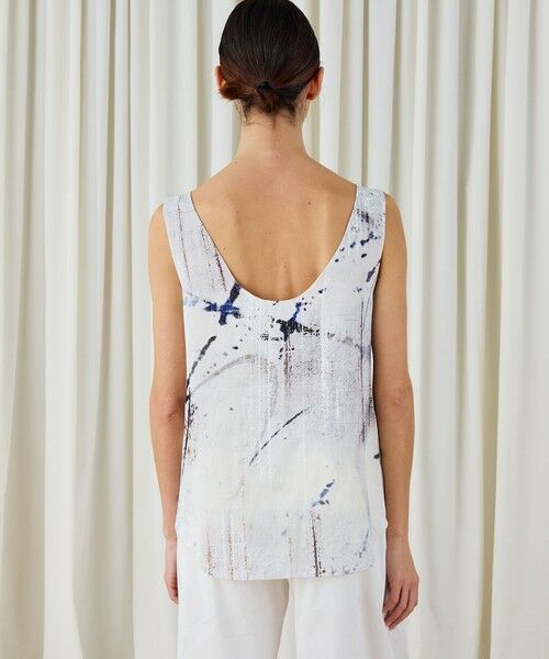 TOMORROWLAND / トゥモローランド シャツ・ブラウス | アブストラクトウォールプリント レイヤードブラウス | 詳細11