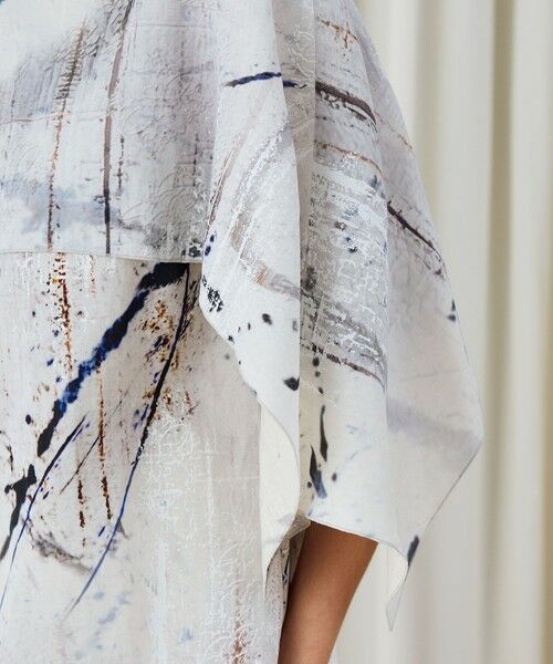 TOMORROWLAND / トゥモローランド シャツ・ブラウス | アブストラクトウォールプリント レイヤードブラウス | 詳細7