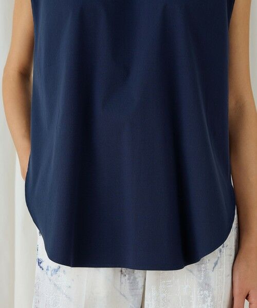 TOMORROWLAND / トゥモローランド シャツ・ブラウス | ストレッチポプリン スタンドカラーブラウス | 詳細8