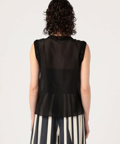 TOMORROWLAND / トゥモローランド シャツ・ブラウス | コットンシルクローン スリーブレスブラウス | 詳細4