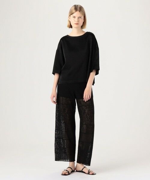 TOMORROWLAND / トゥモローランド シャツ・ブラウス | ソフトサテン ビッグTシャツブラウス | 詳細1