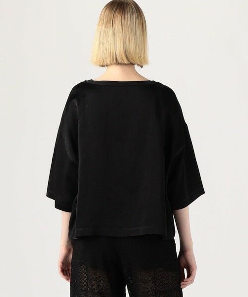 TOMORROWLAND / トゥモローランド シャツ・ブラウス | ソフトサテン ビッグTシャツブラウス | 詳細4
