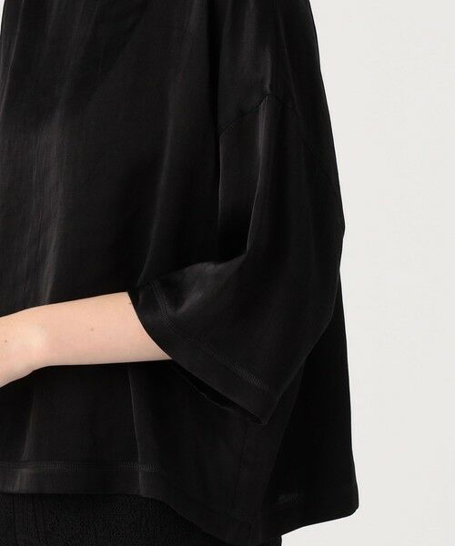 TOMORROWLAND / トゥモローランド シャツ・ブラウス | ソフトサテン ビッグTシャツブラウス | 詳細7