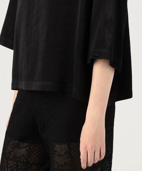 TOMORROWLAND / トゥモローランド シャツ・ブラウス | ソフトサテン ビッグTシャツブラウス | 詳細8