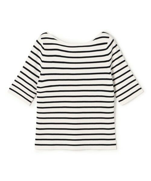 TOMORROWLAND/トゥモローランド ハイツイストドライコットン ハーフスリーブプルオーバー 18 ブラック系 F