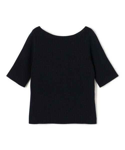 TOMORROWLAND / トゥモローランド ニット・セーター | ハイツイストドライコットン ハーフスリーブプルオーバー(69 ネイビー)