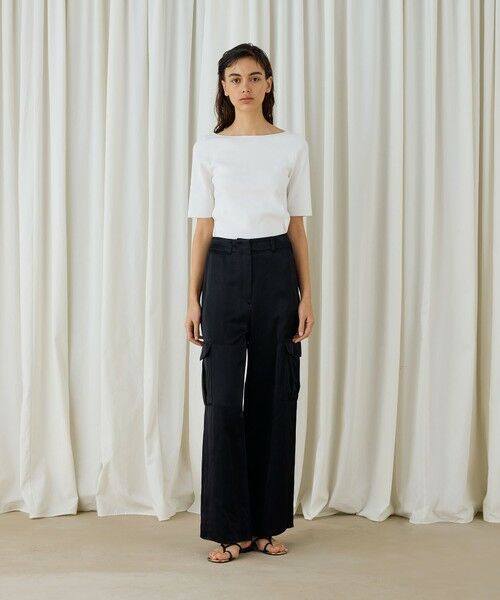 TOMORROWLAND / トゥモローランド ニット・セーター | ハイツイストドライコットン ハーフスリーブプルオーバー | 詳細1