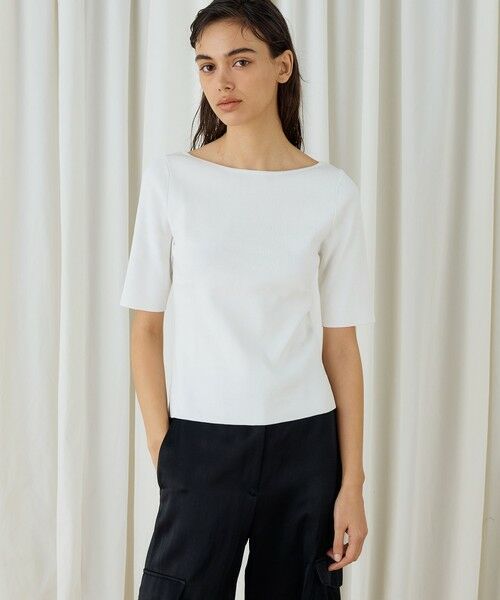 TOMORROWLAND / トゥモローランド ニット・セーター | ハイツイストドライコットン ハーフスリーブプルオーバー | 詳細2