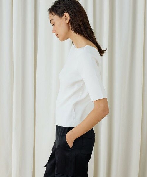 TOMORROWLAND / トゥモローランド ニット・セーター | ハイツイストドライコットン ハーフスリーブプルオーバー | 詳細3