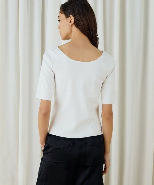 TOMORROWLAND / トゥモローランド ニット・セーター | ハイツイストドライコットン ハーフスリーブプルオーバー | 詳細4