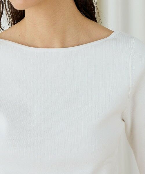 TOMORROWLAND / トゥモローランド ニット・セーター | ハイツイストドライコットン ハーフスリーブプルオーバー | 詳細5