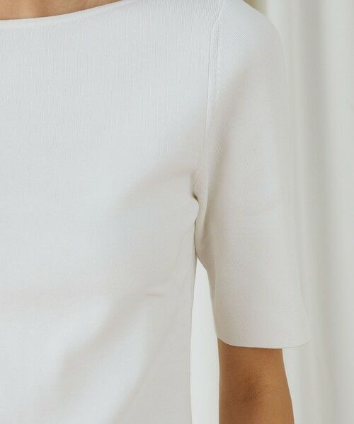 TOMORROWLAND / トゥモローランド ニット・セーター | ハイツイストドライコットン ハーフスリーブプルオーバー | 詳細6