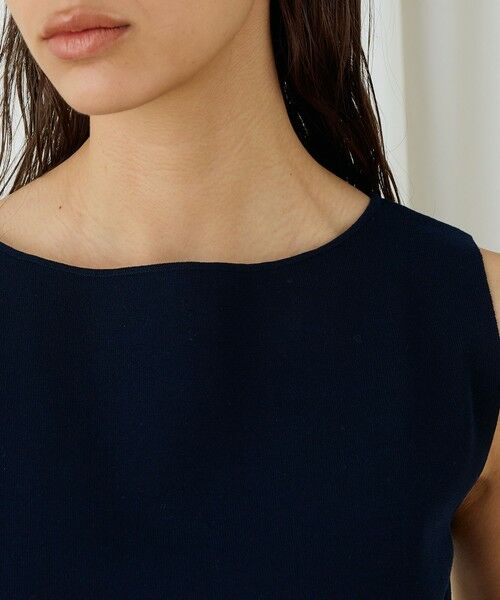 TOMORROWLAND / トゥモローランド ニット・セーター | ハイツイストドライコットン ノースリーブプルオーバー | 詳細5