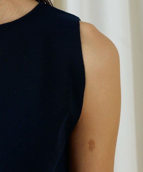 TOMORROWLAND / トゥモローランド ニット・セーター | ハイツイストドライコットン ノースリーブプルオーバー | 詳細6