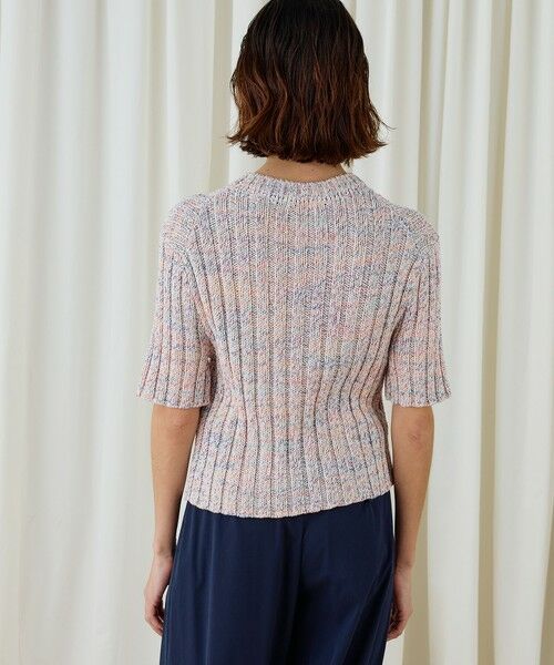 TOMORROWLAND / トゥモローランド カーディガン・ボレロ | ラミーミックスツイストコットン ハーフスリーブカーディガン | 詳細5