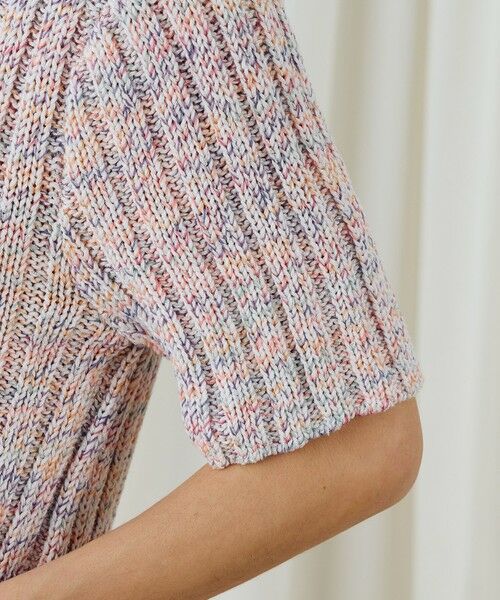 TOMORROWLAND / トゥモローランド カーディガン・ボレロ | ラミーミックスツイストコットン ハーフスリーブカーディガン | 詳細7
